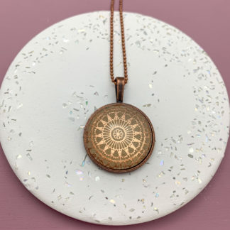 Kette Kupfer Mandala