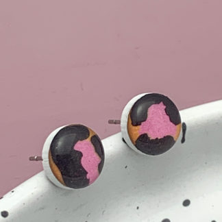 Ohrstecker Leo pinkOrange