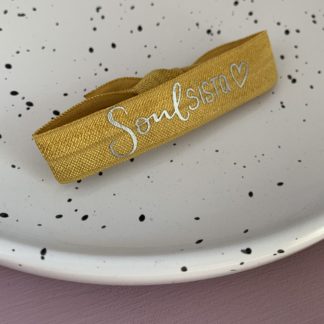 SoulSISTA Armband senfgelb/ silber