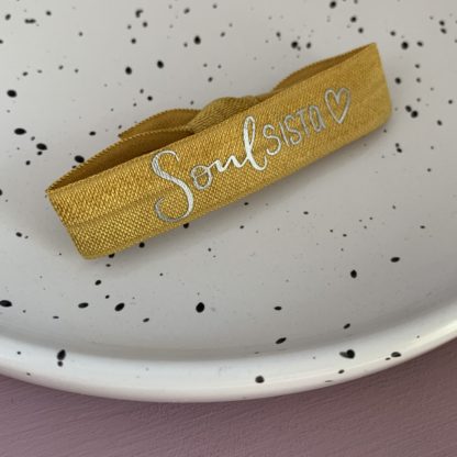 SoulSISTA Armband senfgelb/ silber