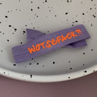 Wotsefack Armband Lavendel neonorange