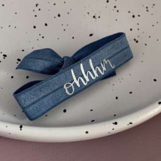 Ohhhm Armband graublau/ silber