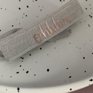 Ohhhm Armband grau/ roségold
