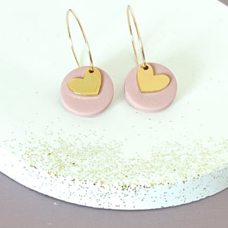Creole_PC_altrosa Glitzer_Herz_Gold