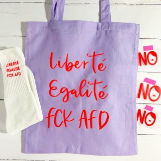 Liberté Egalité FCK AfD-Tasche