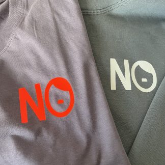 Bügelbild No Nazis Neonkoralle 3