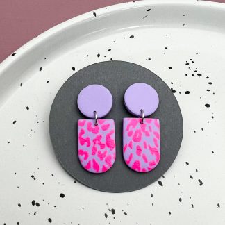 Statement Leo lavendel/ neonpink